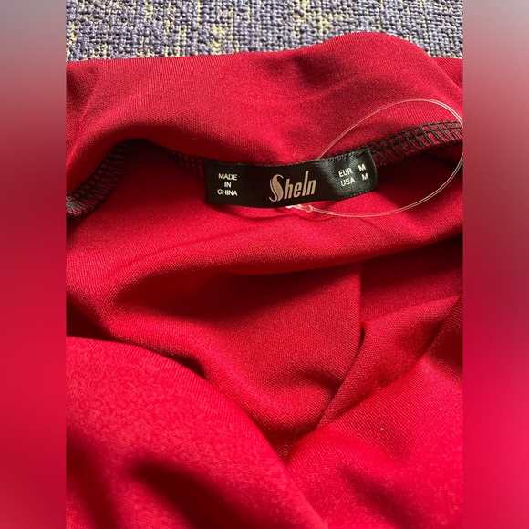 Off the shoulder puffy sleeve dress - Picture 7 of 8